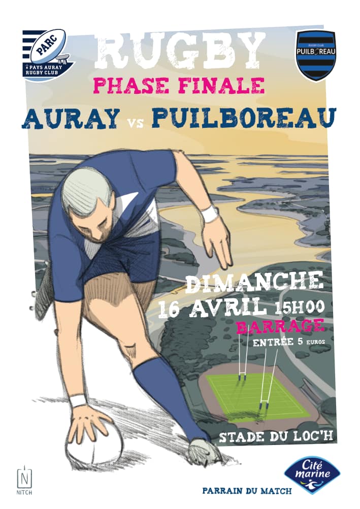 cité marine , partenaire rugby auray