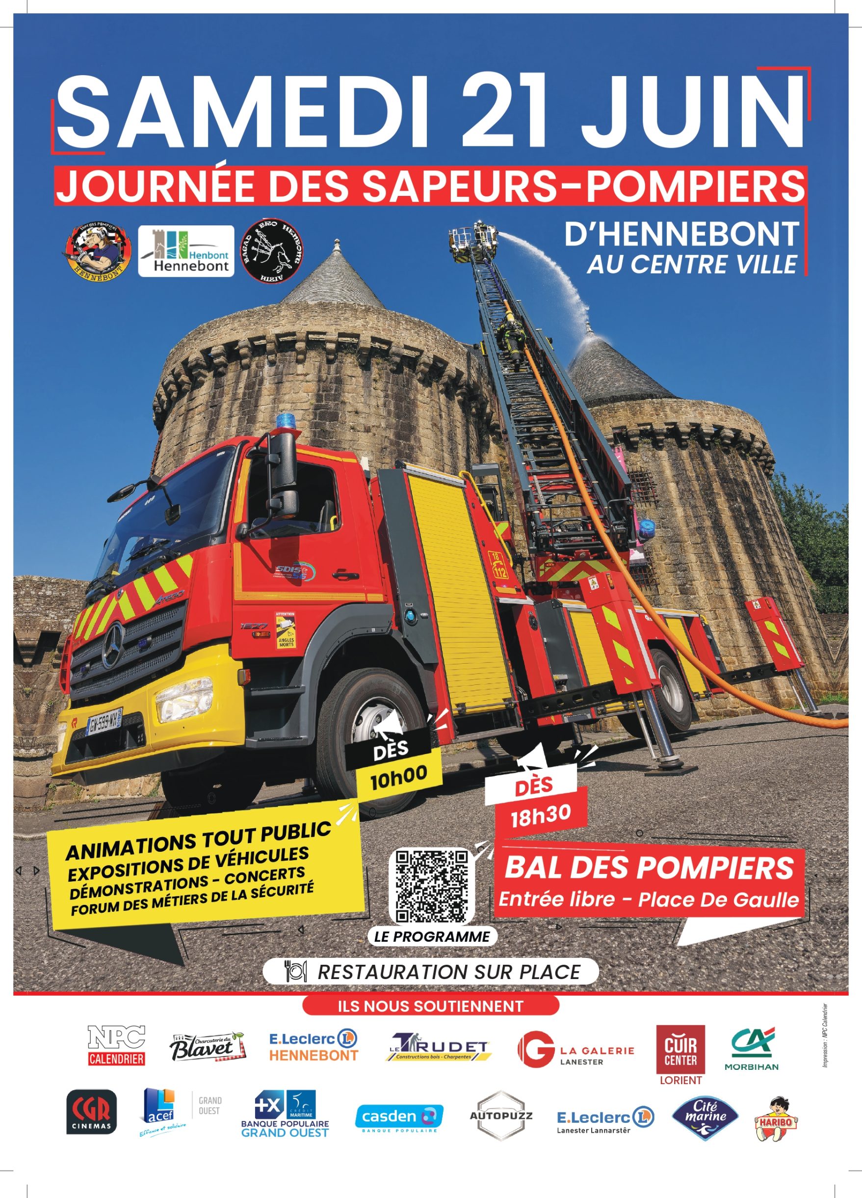 Cité marine à la journée des Sapeurs Pompiers d'Hennebont
