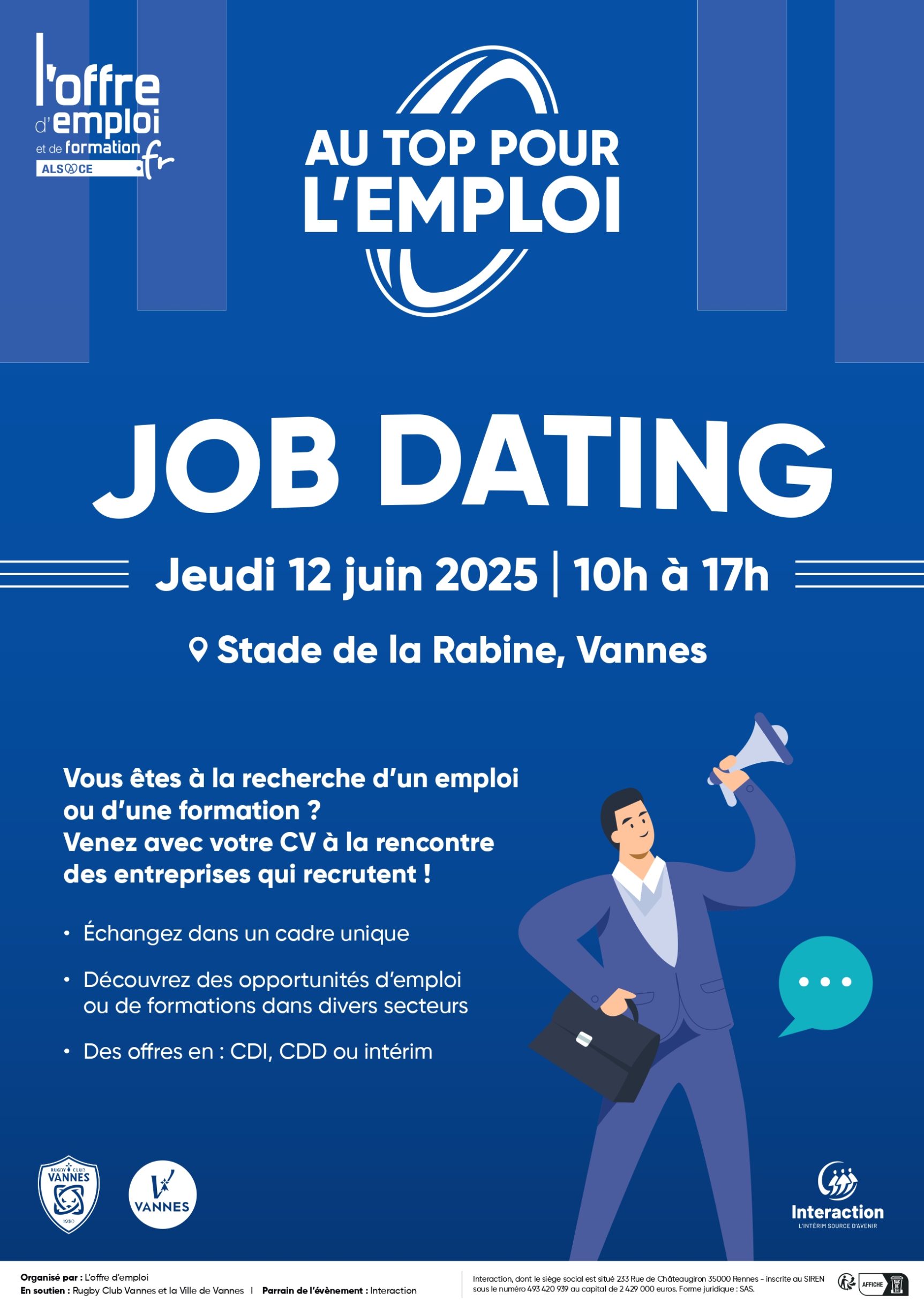 Cité marine au job dating - Au top pour l'emploi